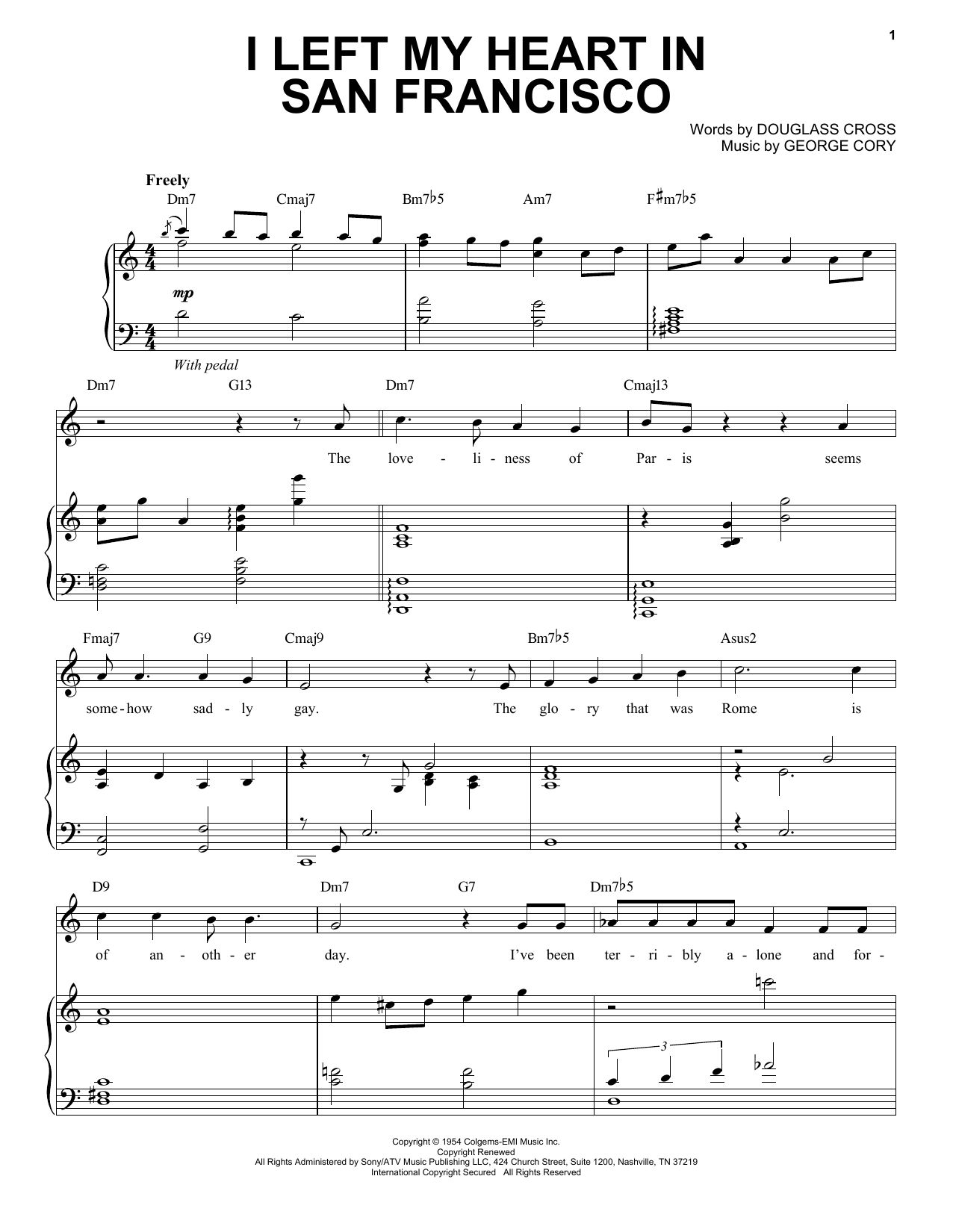 Produktbild zu: I Left My Heart In San Francisco