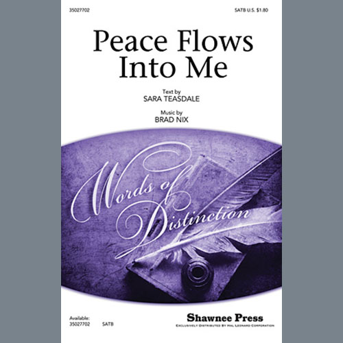 cover: Peace Flows Into Me, Brad Nix, Chor