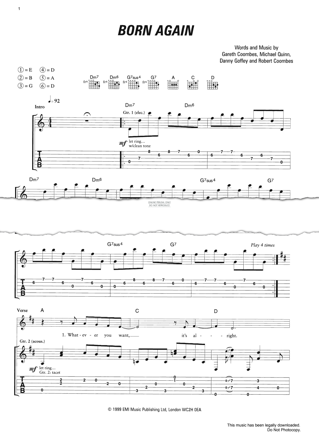 Product gallery: Page 1 of 1 Born Again, Supergrass
