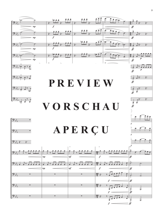 Product gallery: Page 7 of 21 Celestial Fanfare , , (Brass ensemble for 6x poaune + 2x bass trombone)