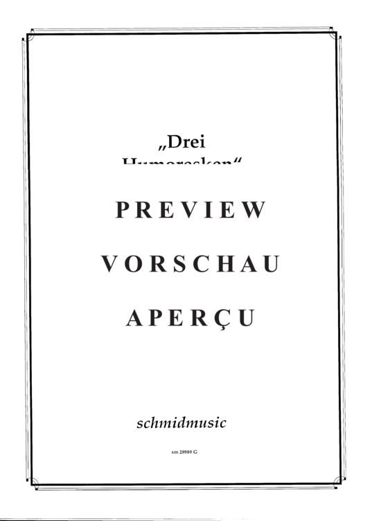 Product gallery: Page 2 of 5 Drei Humoresken , , (mixed choir)