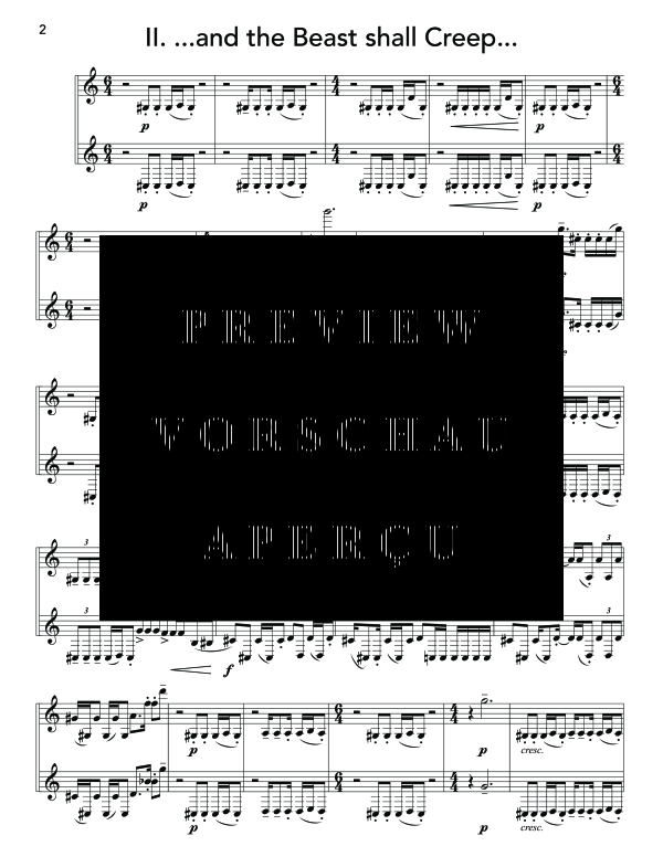 gallery: and the Beast shall Dance, , Bassklarinettenduett