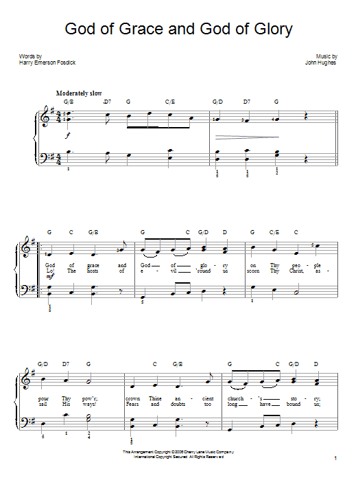 Produktbild zu: God Of Grace And God Of Glory