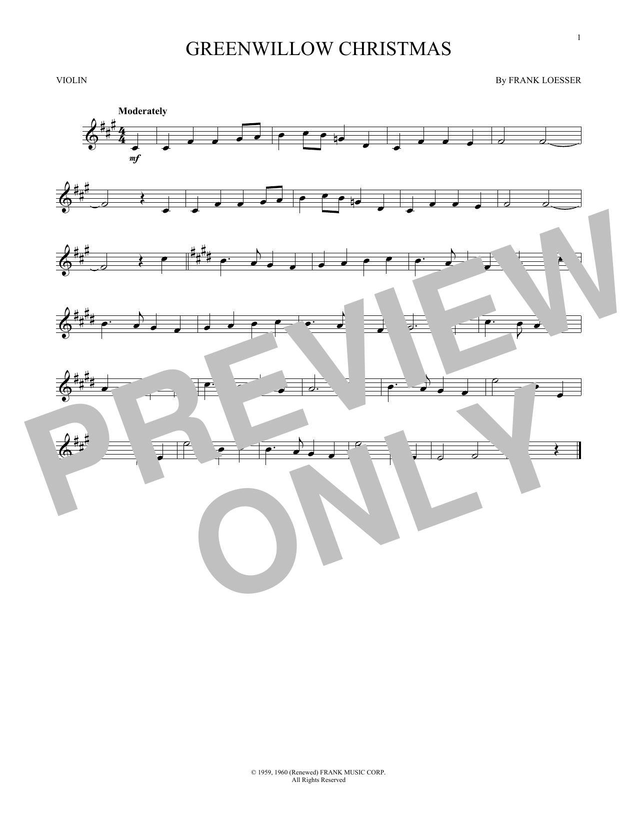 Product gallery: Page 1 of 1 Greenwillow Christmas, Frank Loesser