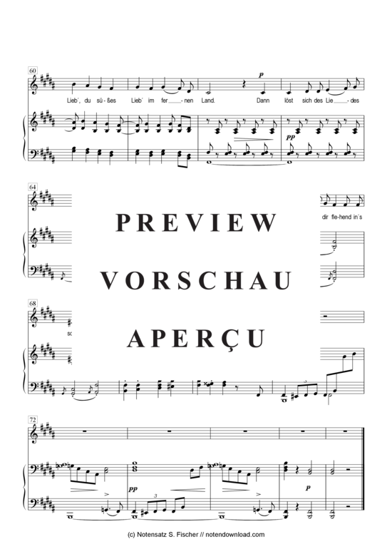 Product gallery: Page 6 of 6 Mit Myrten und Rosen  , , Piano and Voice