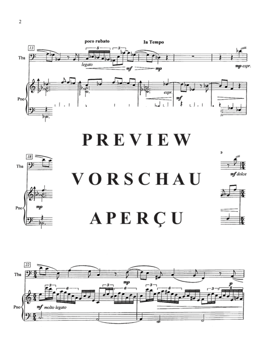 Produktgalerie: Seite 4 von 21 Effusion , , (Tuba + Klavier)