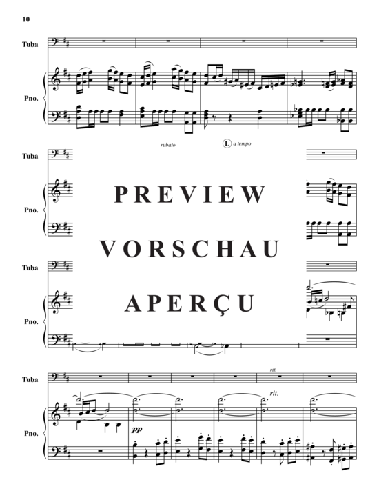 Product gallery: Page 11 of 21 Tuba Concerto Nr. 1 in B-Moll , , (tuba + piano)