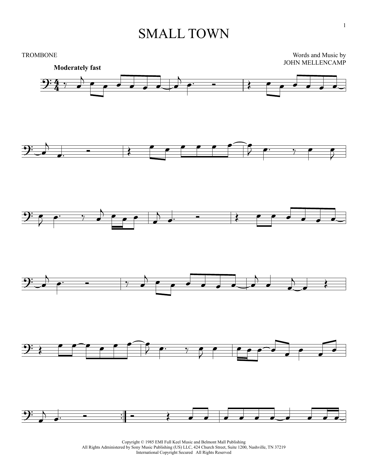 Product gallery: Page 1 of 1 Small Town, John Mellencamp