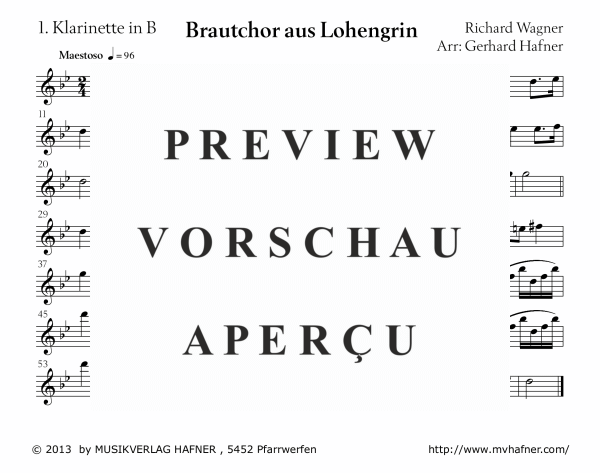 gallery: Brautchor aus Lohengrin, , (wind orchestra)