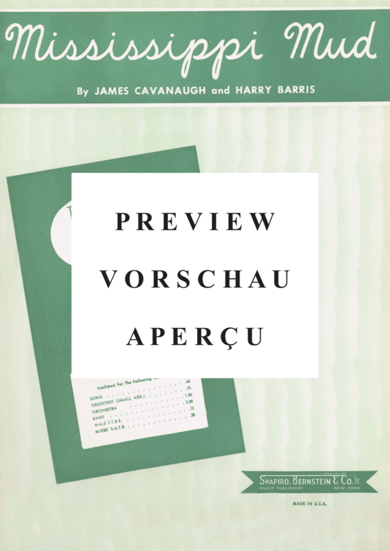 Product gallery: Page 2 of 8 Mississippi Mud ,  Rhythm Boys , Piano and Voice