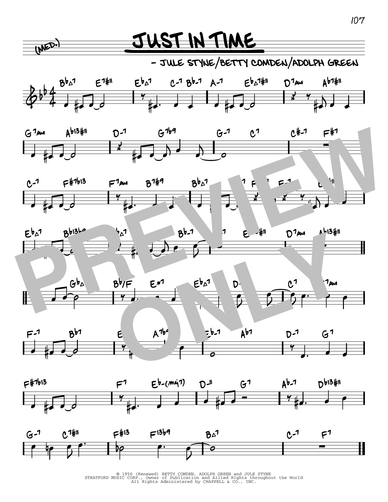 Product gallery: Page 1 of 1 Just In Time (arr. David Hazeltine), Jule Styne