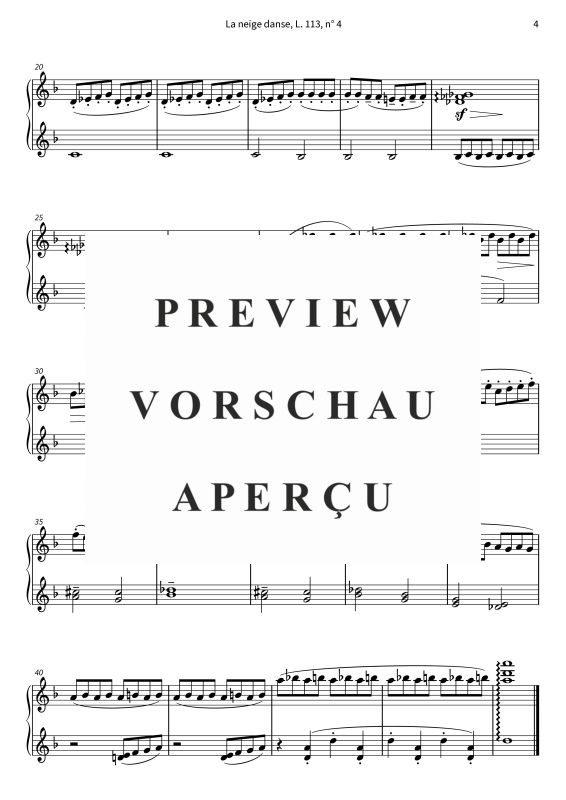 Product gallery: Page 6 of 6 La neige danse - Version simplifiée, , Piano Solo