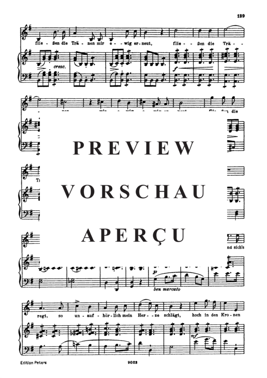 Product gallery: Page 3 of 5 Aufenthalt D 957-5 (Schwanengesang), , High Voice and Piano