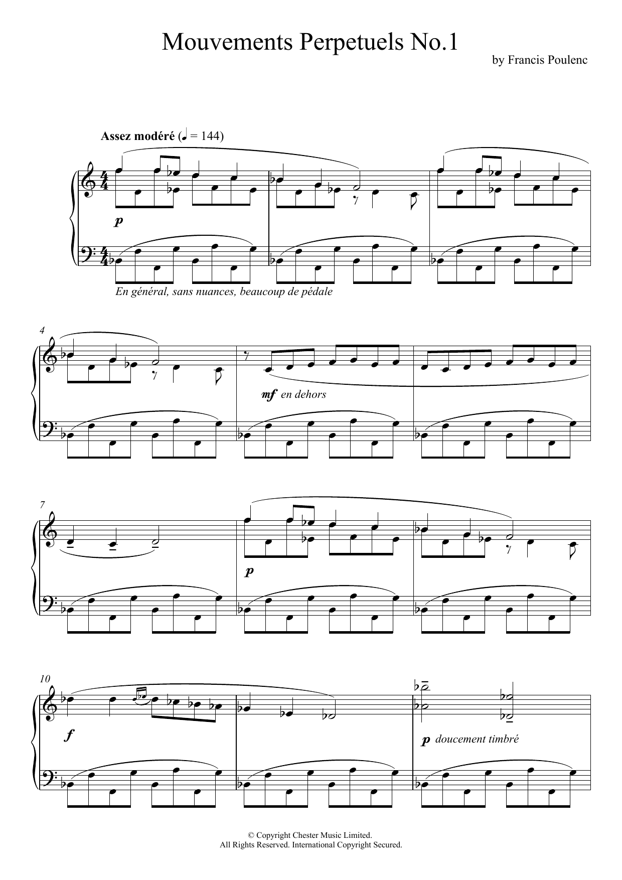Produktbild zu: Mouvement Perpetuel No. 1