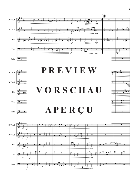 Produktgalerie: Seite 6 von 19 Fünf Renaissance Tänze , , (Blechbläserquintett)