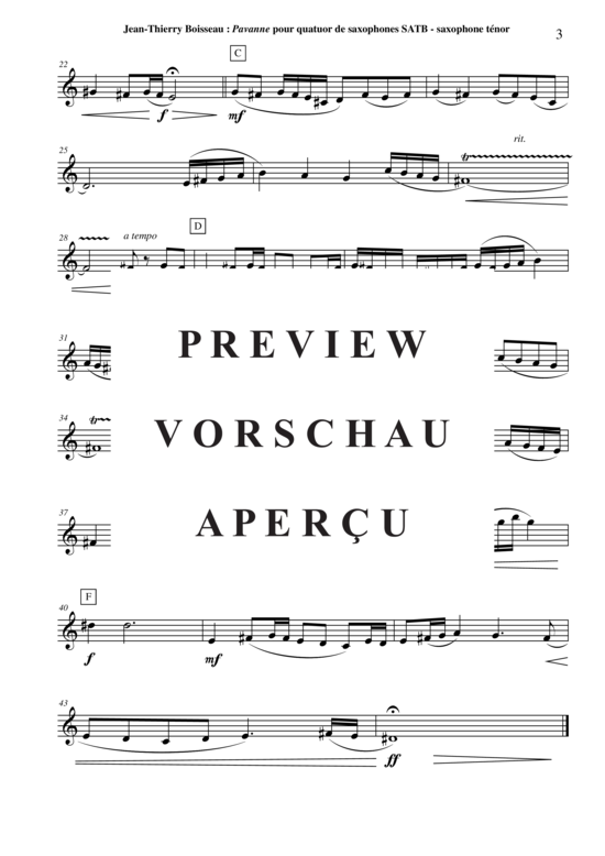 Product gallery: Page 16 of 19 Pavanne , , (Saxophone Quartet SATB)