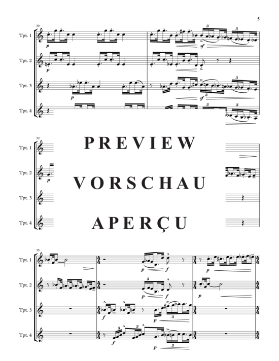 Produktgalerie: Seite 8 von 21 Fanfare and Caprice , , (4 Trompeten)