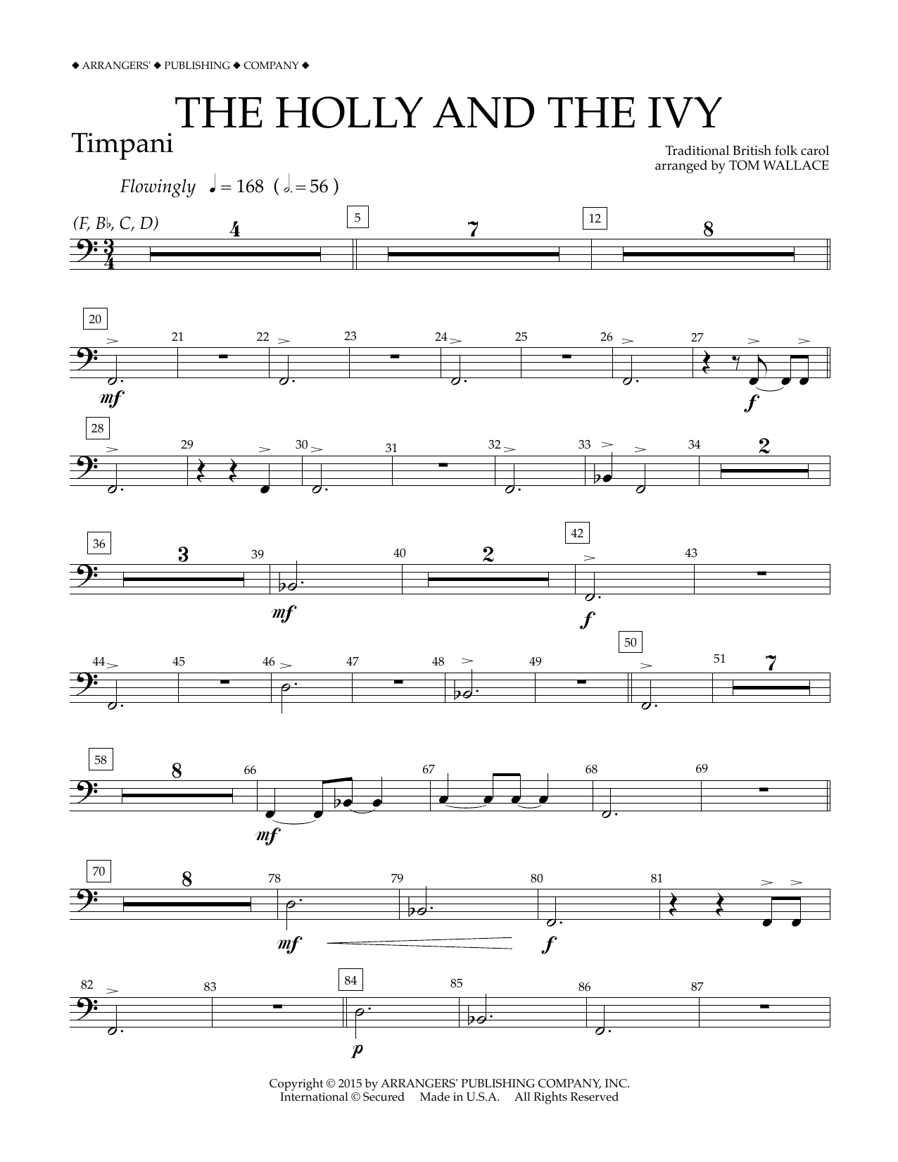 Produktbild zu: The Holly and the Ivy - Timpani