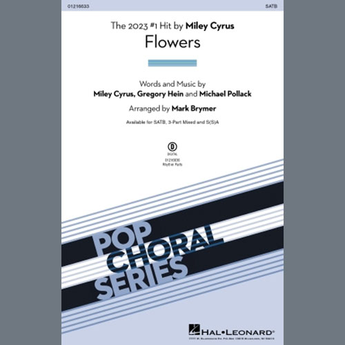 cover: Flowers (arr. Mark Brymer), Miley Cyrus, Chor