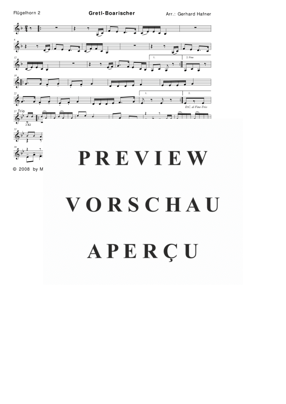 Product gallery: Page 7 of 11 Gretl-Boarischer, , (woodwind and brass)