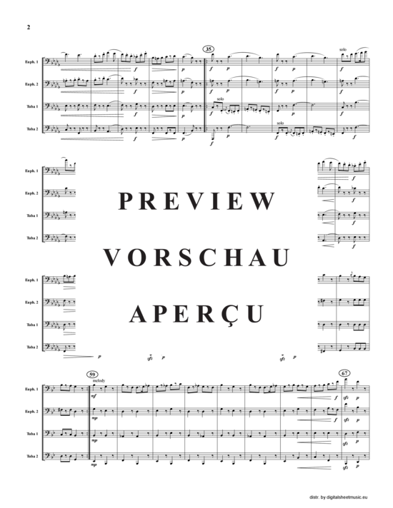 Product gallery: Page 3 of 13 Trauermarsch einer Marionette, Marche funebre d'une marionnette , , (Tuba Quartet: 2x Baritone, 2xTuba)