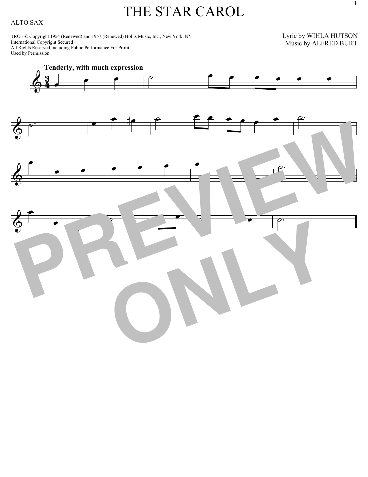 Product gallery: Page 1 of 1 The Star Carol, Alfred Burt