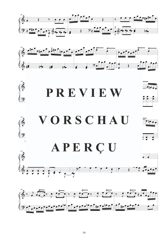 Produktgalerie: Seite 11 von 11 Cembalo Konzert Nr. 2 in C-Dur, , Cembalo und Streichorchester