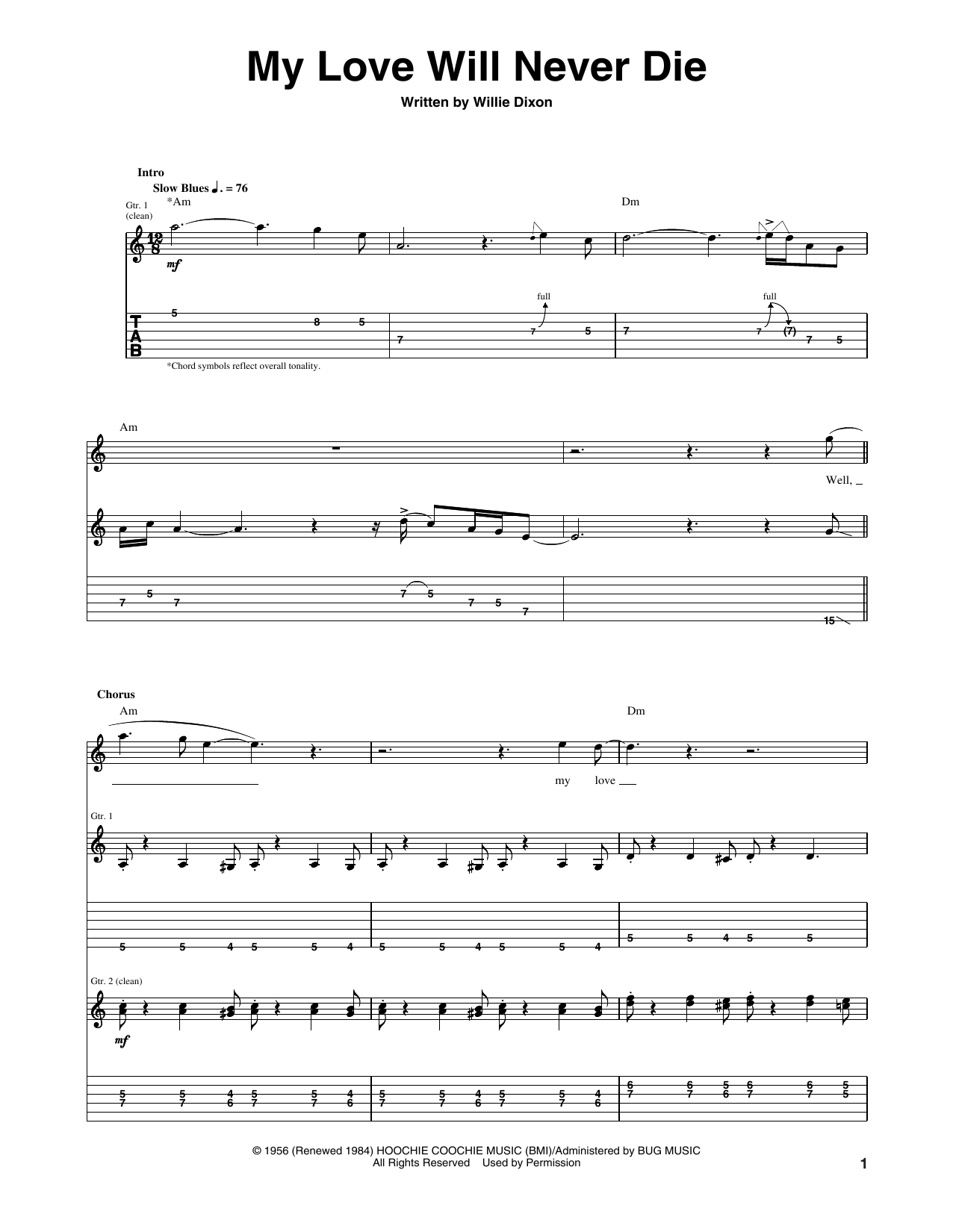Product gallery: Page 1 of 1 My Love Will Never Die, Otis Rush