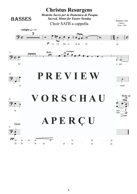 Produktgalerie: Seite 9 von 9 Christus Resurgens - Oster Motette, , Gemischter Chor a capella