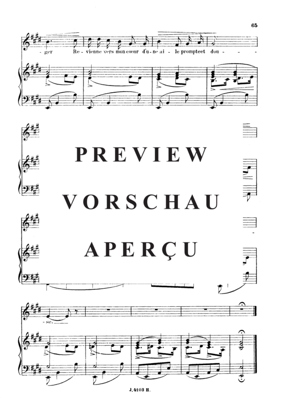 Product gallery: Page 6 of 6 Les roses d'Hispahan Op.39 No.4, , High Voice and Piano