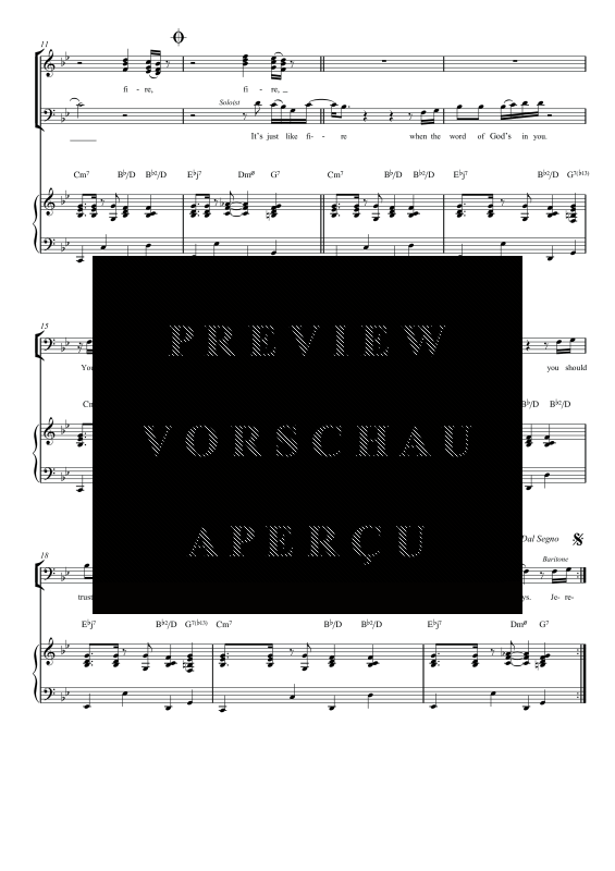 gallery: Jeremiah, , Gemischter Chor SAM/Solo opt. und Klavier