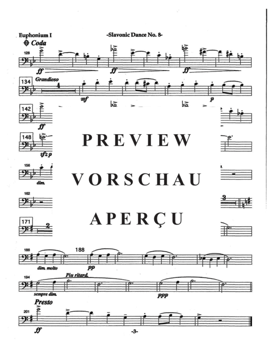 Product gallery: Page 21 of 21 Slavonic Dances Op. 46 No. 8 , , (Tuba Quartett EETT)