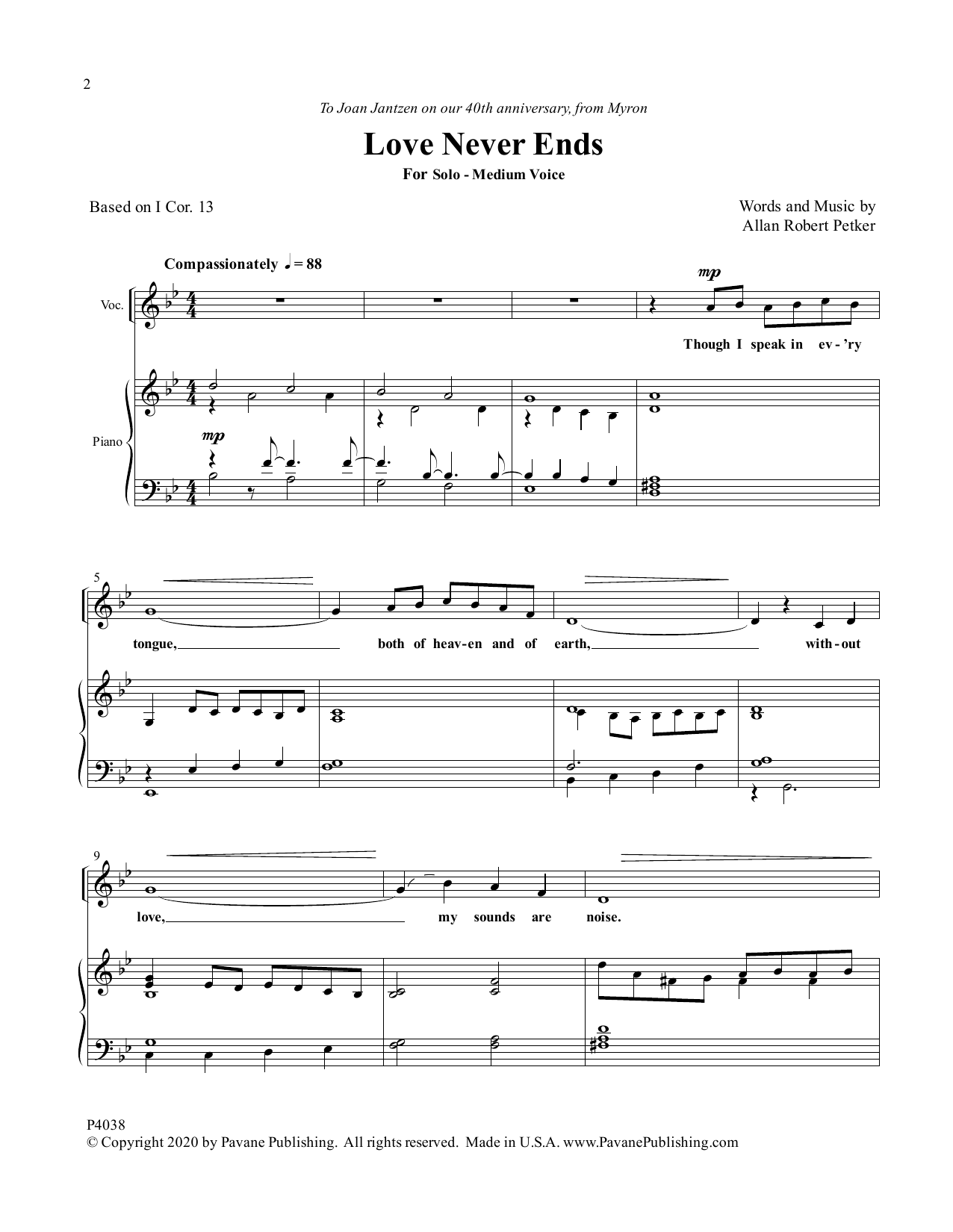 Product picture to: Love Never Ends
