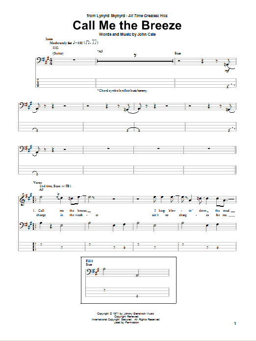 Produktgalerie: Seite 1 von 1 Call Me The Breeze, Lynyrd Skynyrd