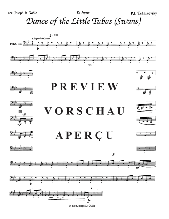 Product gallery: Page 12 of 12 Dance of the Little Tubas (Swans) , ,  (Tuba Quartet EETTT)