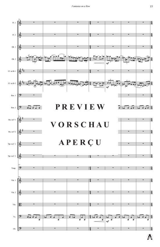 Produktgalerie: Seite 18 von 21 Fantasia on a Row , , (Orchester)