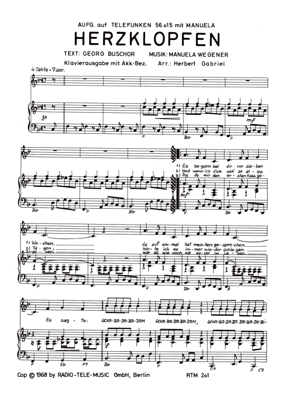 Produktbild zu: HerzklopfenManuela