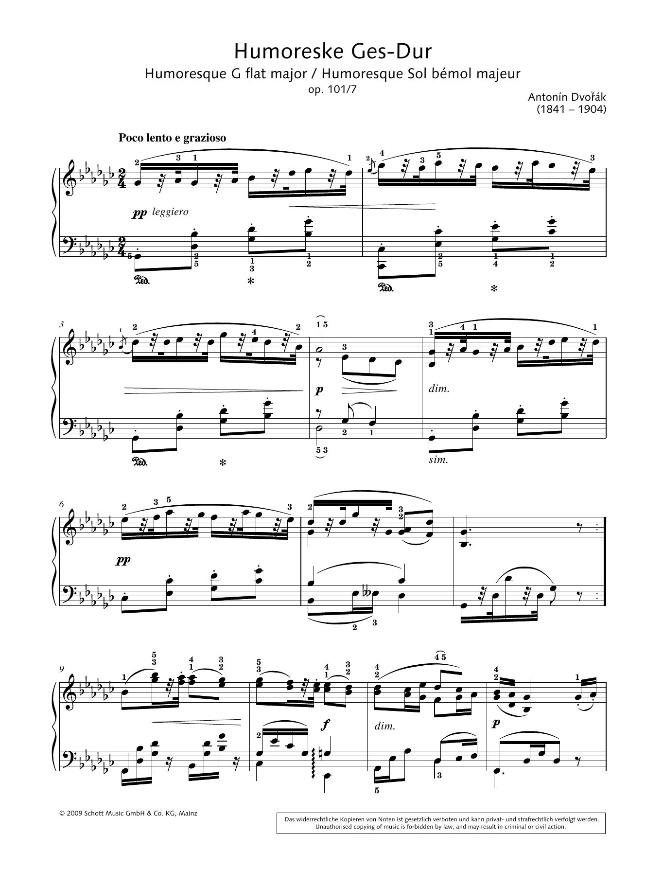 Product gallery: Page 1 of 1 Humoresque G-flat major, Hans-Gunter Heumann
