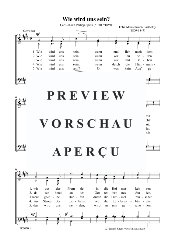 Product gallery: Page 5 of 7 Wie wird uns sein , , (mixed choir)