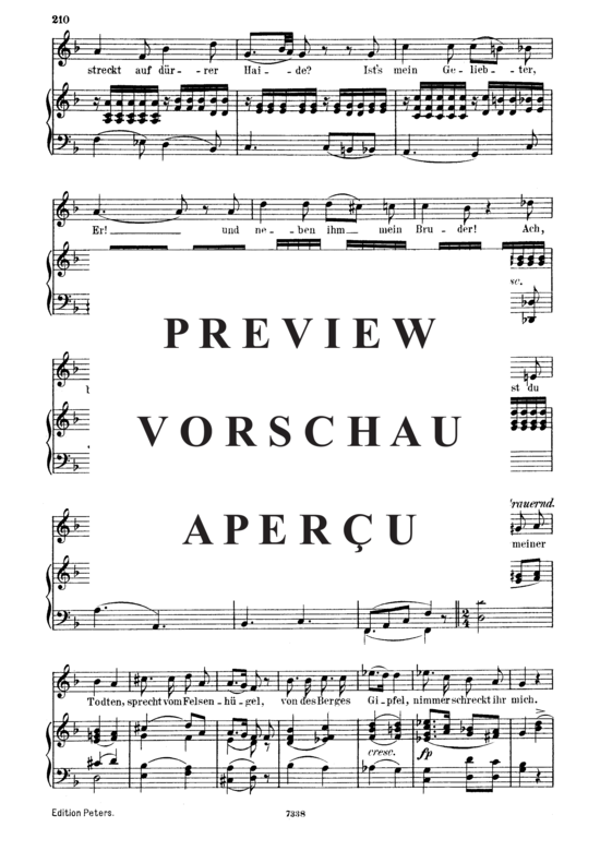 Product gallery: Page 5 of 6 Kolma's Klage D.217, , Medium Voice and Piano