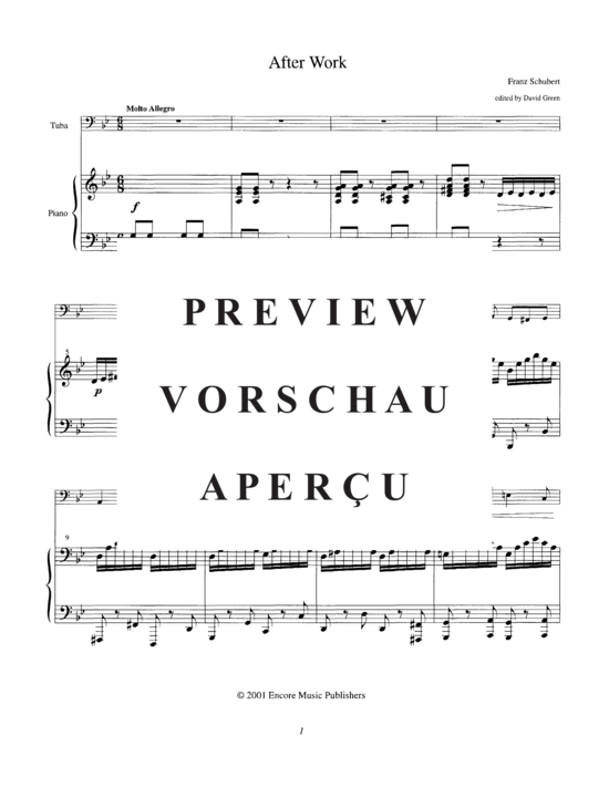 Product gallery: Page 3 of 12 After Work , , (tuba + piano)