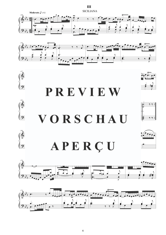 Produktgalerie: Seite 7 von 11 Cembalo Sonate Nr. 5 in C-Moll Op.1, , Cembalo/Klavier Solo