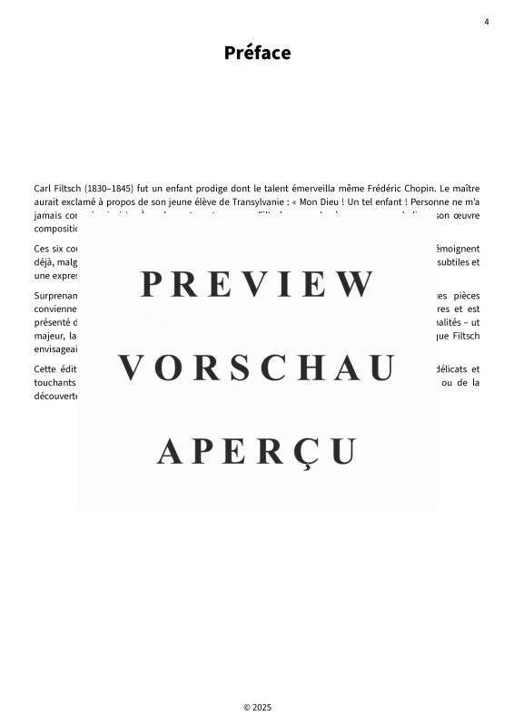 gallery: Six Préludes - Première publication : Édition établie d´après les esquisses originales de l´enfant prodige, , Klavier Solo