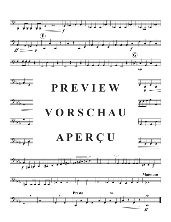 Product gallery: Page 16 of 16 Ungarischer Marsch , , (Tuba Quartet: 2x Baritone, 2xTuba)