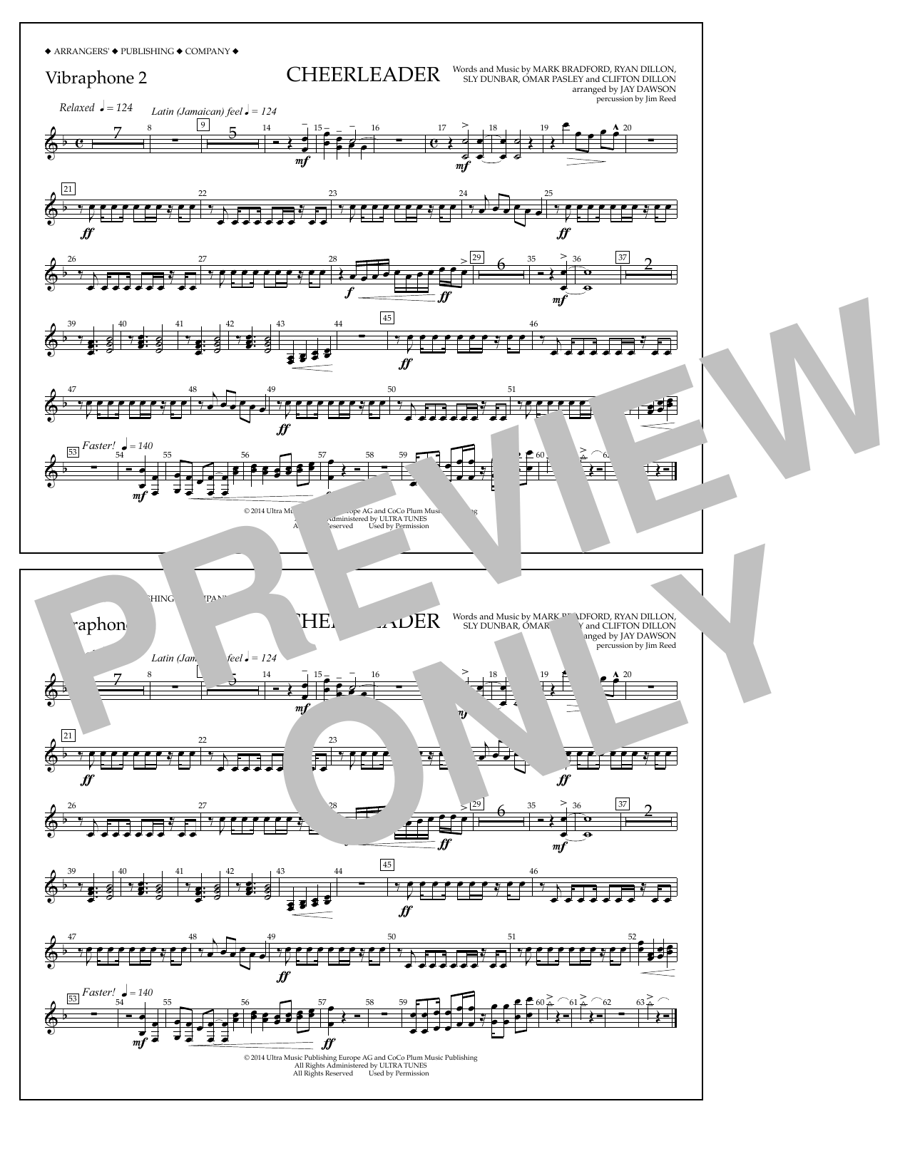 Produktbild zu: Cheerleader - Vibraphone 2