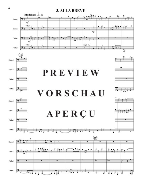 Product gallery: Page 7 of 21 Bach Collection 4 Stücke , , (Tuba Quartet: 2x Baritone, 2xTuba)