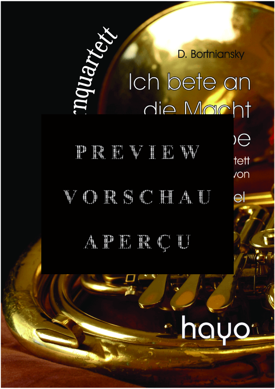 gallery: Ich bete an die Macht der Liebe, , (Horn Quartett)
