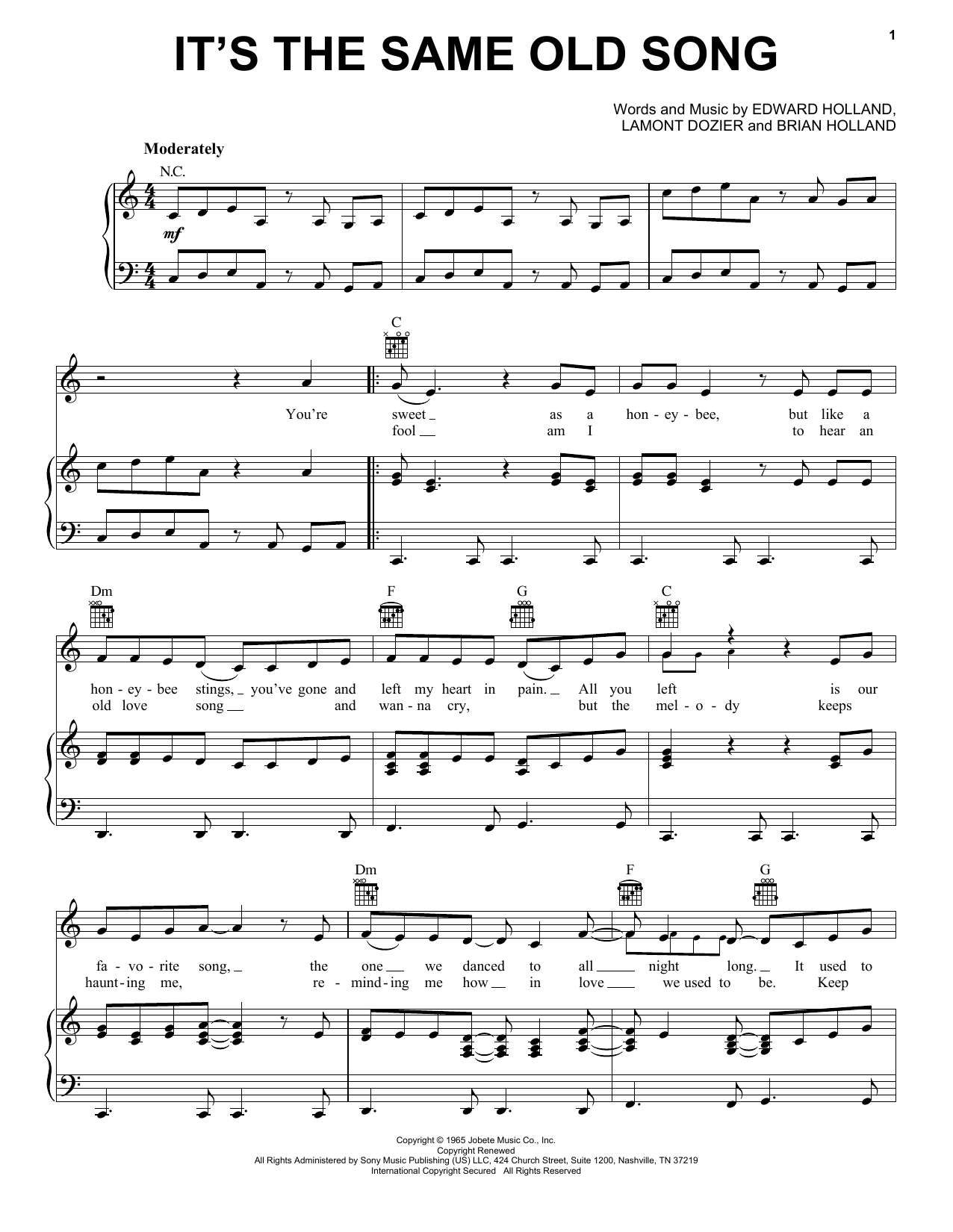 Produktbild zu: It's The Same Old Song