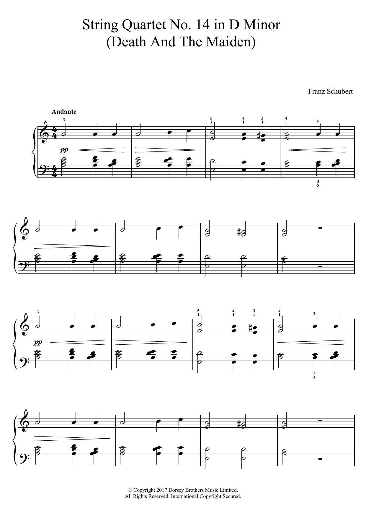 Product picture to: String Quartet No. 14 in D Minor (Death And The Maiden)