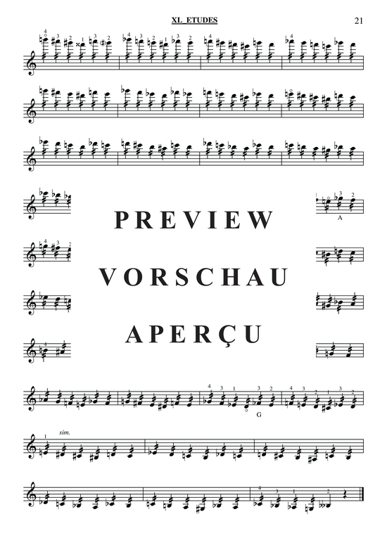 gallery: 40 Études for Violin , , (Geige Solo)